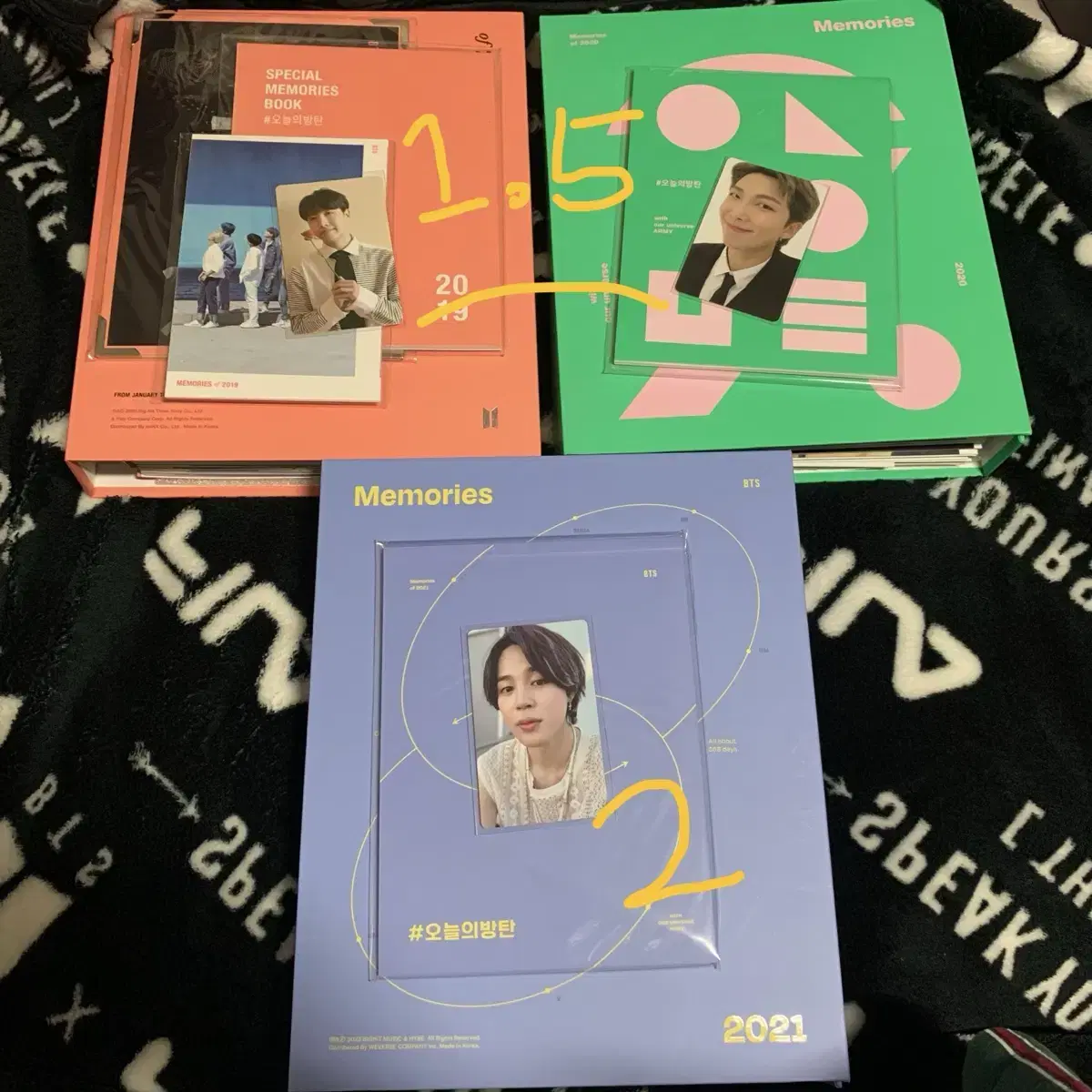 방탄 2019, 2020, 2021 메모리즈 딥디 dvd